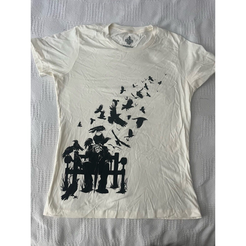 Bioshock Infinite Murder Of‎ Crows Shirt Women's Large Vintage Y2K NWOT Rare Vtg
